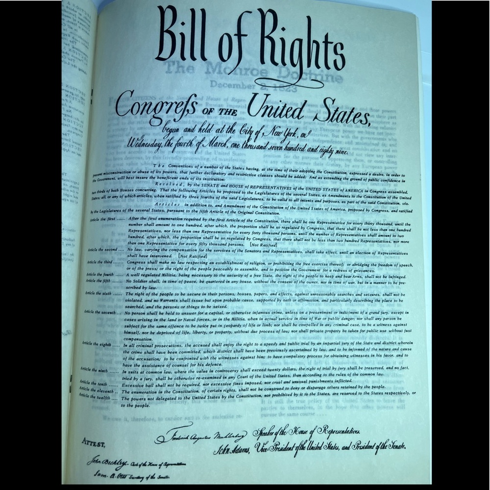 1963 The Liberty Collection ~ Historic American Political Writings on Parchment - Picture 7 of 12